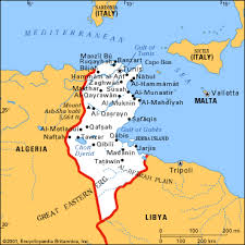 The Tunisian flag, established