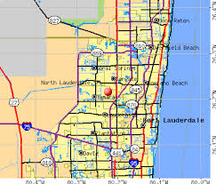 North Lauderdale, FL map
