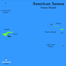 American Samoa Map
