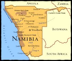 Namibia Map Gallery