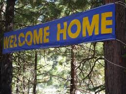 Lair Welcome Home sign: