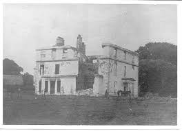 after its burning by Irish