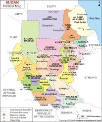 Sudan Political Map