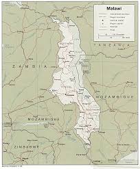 Country Map of Malawi