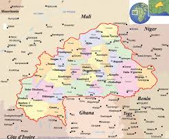 Burkina Faso Map