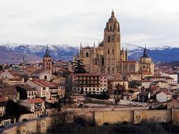 View of Segovia's cathedral
