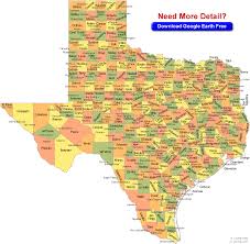 Map of Texas Counties