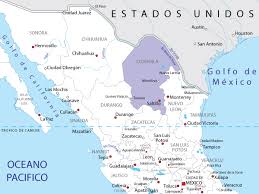 Mapa de Coahuila