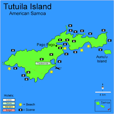 Map of American Samoa