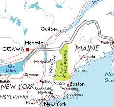 This map of New Hampshire