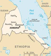 Countries neighbouring Eritrea