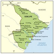 Mapa del Estado de Sergipe