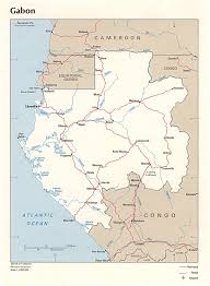 Maps of Gabon