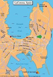 Map of Á Coruña - La Coruña
