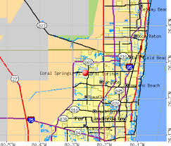 Coral Springs, FL map