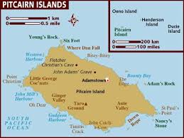Map of Pitcairn Islands