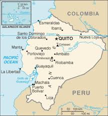 Political Map of Ecuador