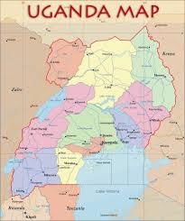 Map of Uganda