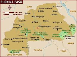 Map of Burkina Faso