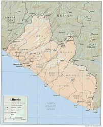 Country Map of Liberia