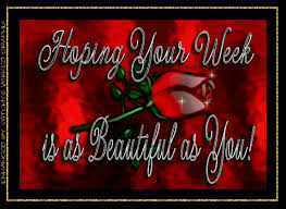 Have a nice week Comments,