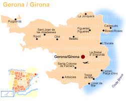 Map of Gerona