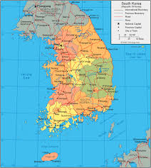 South Korea Map - South Korea