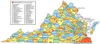 Virginia County Map - VA