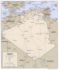 Maps of Algeria: small large