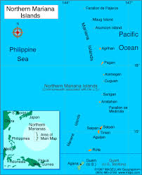Map of Northern Mariana