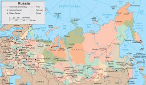 Russia printable maps