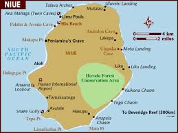 Niue map OCEANIA - Country map
