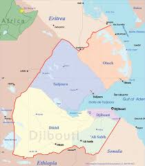 Djibouti Map - Africa