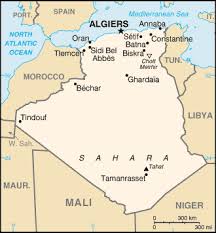 Map of Algeria