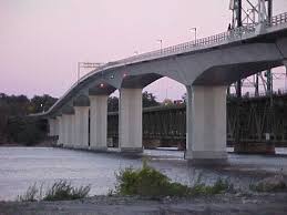 The new Sagadahoc Bridge from