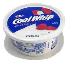 nondairy topping Notes: Cool Whip ...