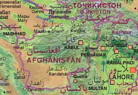 Landkarte von Afghanistan