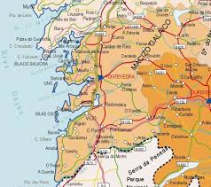 Mapa Provincia Pontevedra