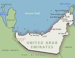 Map of UAE