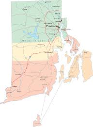 the Rhode Island road map.