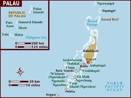 Map of Palau