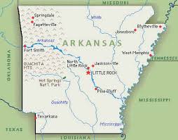 Map of arkansas