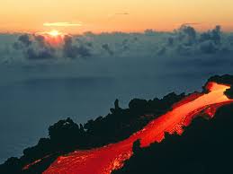 La Reunion Island, Lava Flow,