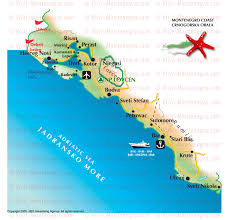 Montenegro Roads Map