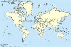 Solomon Islands Location Map