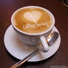 I was in a coffee shop the other day ...