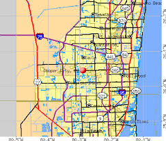 Cooper City, FL map