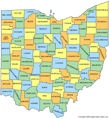 Ohio County Map - OH Counties