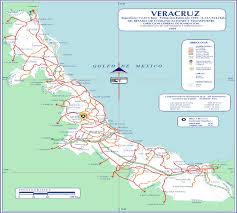 Mapa de rutas de Veracruz