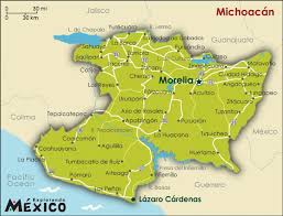 Map of Michoacan